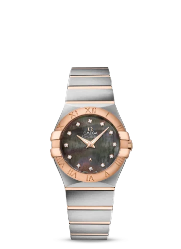 Omega - 123.20.27.60.57.006 Constellation Quartz 27 Brushed Stainless Steel / Red Gold / Tahiti MOP