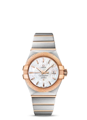 Omega - 123.20.31.20.05.001 Constellation Co-Axial 31 Stainless Steel / Red Gold / MOP