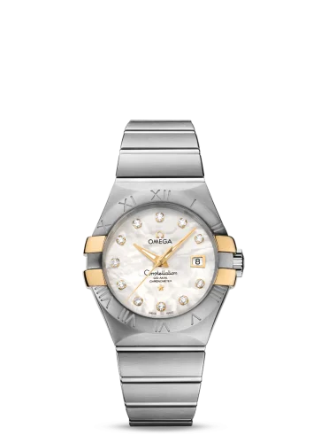 Omega - 123.20.31.20.55.004 Constellation Co-Axial 31 Stainless Steel / Yellow Gold Claws / MOP