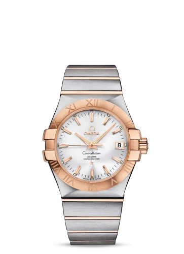 Omega - 123.20.35.20.02.001 Constellation Co-Axial 35 Stainless Steel / Red Gold / Silver