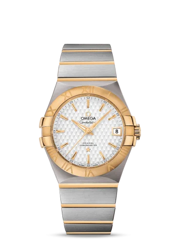 Omega - 123.20.35.20.02.006 Constellation Co-Axial 35 Stainless Steel / Yellow Gold / Lozenge Silver