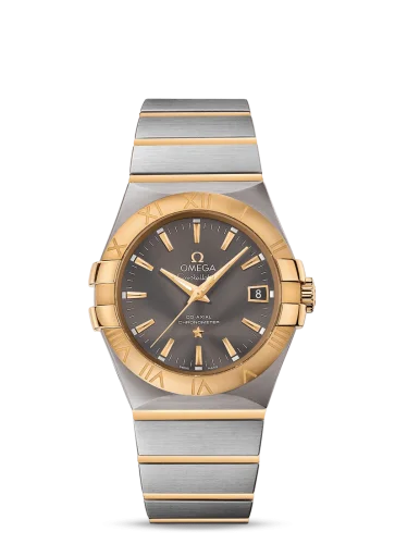 Omega - 123.20.35.20.06.001 Constellation Co-Axial 35 Stainless Steel / Yellow Gold / Grey