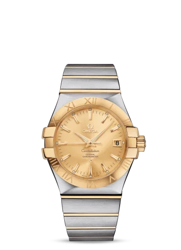 Omega - 123.20.35.20.08.001 Constellation Co-Axial 35 Stainless Steel / Yellow Gold / Champagne
