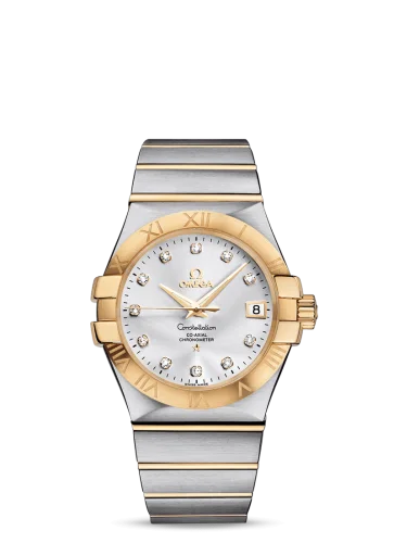 Omega - 123.20.35.20.52.002 Constellation Co-Axial 35 Stainless Steel / Yellow Gold / Silver