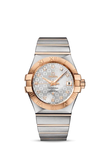 Omega - 123.20.35.20.52.003 Constellation Co-Axial 35 Stainless Steel / Red Gold / Silver Omega