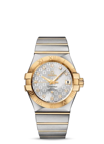 Omega - 123.20.35.20.52.004 Constellation Co-Axial 35 Stainless Steel / Yellow Gold / Silver Omega