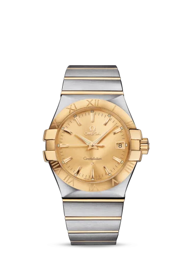 Omega - 123.20.35.60.08.001 Constellation Quartz 35 Stainless Steel / Yellow Gold / Champagne