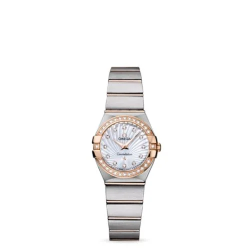 Omega - 123.25.24.60.55.002 Constellation Quartz 24 Brushed Stainless Steel / Red Gold / Diamond / MOP Supernova