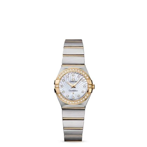 Omega - 123.25.24.60.55.004 Constellation Quartz 24 Brushed Stainless Steel / Yellow Gold / Diamond / MOP Supernova