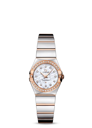 Omega - 123.25.24.60.55.005 Constellation Quartz 24 Polished Stainless Steel / Red Gold / Diamond / MOP