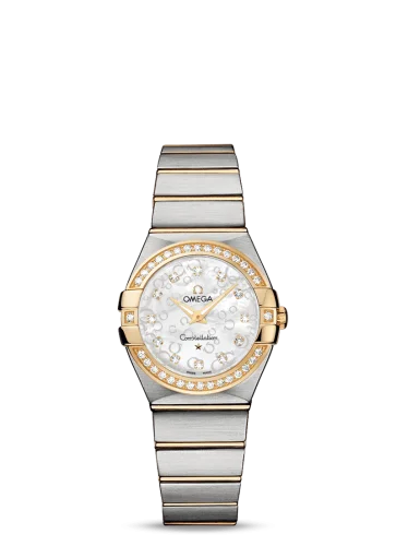 Omega - 123.25.27.60.55.010 Constellation Quartz 27 Brushed Stainless Steel / Yellow Gold / Diamond / MOP Omega