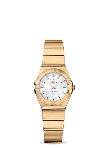 Omega - 123.50.24.60.05.002 Constellation Quartz 24 Brushed Yellow Gold / MOP