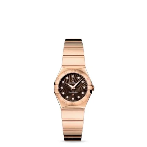 Omega - 123.50.24.60.63.002 Constellation Quartz 24 Polished Red Gold / Brown Supernova