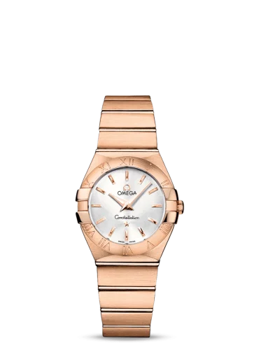 Omega - 123.50.27.60.02.001 Constellation Quartz 27 Brushed Red Gold / Silver