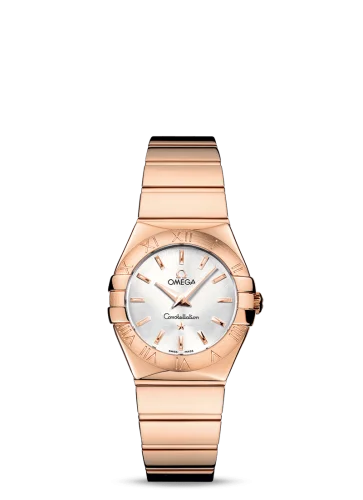 Omega - 123.50.27.60.02.003 Constellation Quartz 27 Polished Red Gold / Silver