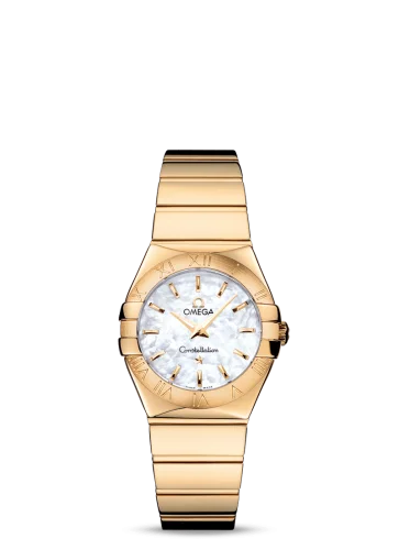 Omega - 123.50.27.60.05.004 Constellation Quartz 27 Polished Yellow Gold / MOP