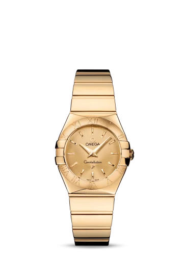 Omega - 123.50.27.60.08.002 Constellation Quartz 27 Polished Yellow Gold / Champagne
