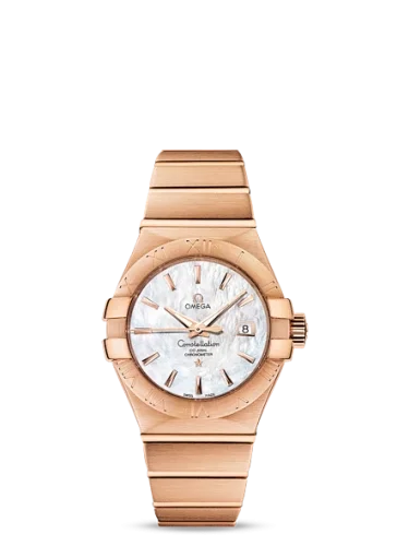 Omega Omega - 123.50.31.20.05.001 Constellation Co-Axial 31 Red Gold / MOP