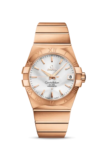Omega - 123.50.38.21.02.001 Constellation Co-Axial 38 Red Gold / Silver