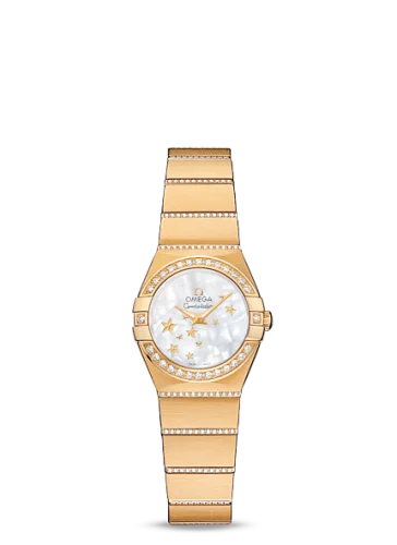 Omega - 123.55.24.60.05.002 Constellation Quartz 24 Brushed Yellow Gold / Diamond / MOP