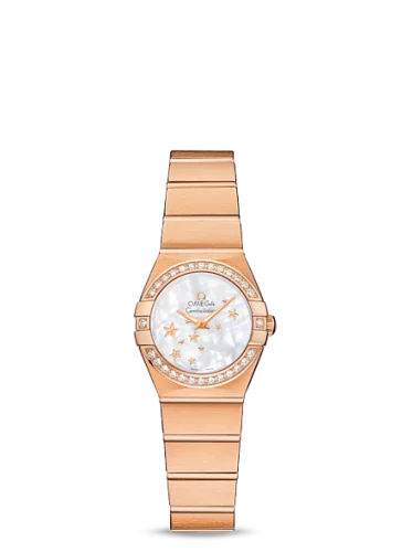 Omega - 123.55.24.60.05.003 Constellation Quartz 24 Brushed Red Gold / Diamond / MOP Stars