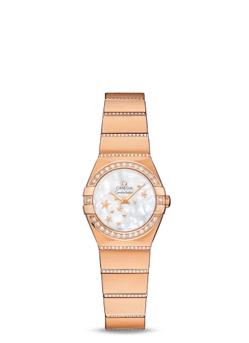 Omega - 123.55.24.60.05.004 Constellation Quartz 24 Red Gold / Diamond / MOP Star