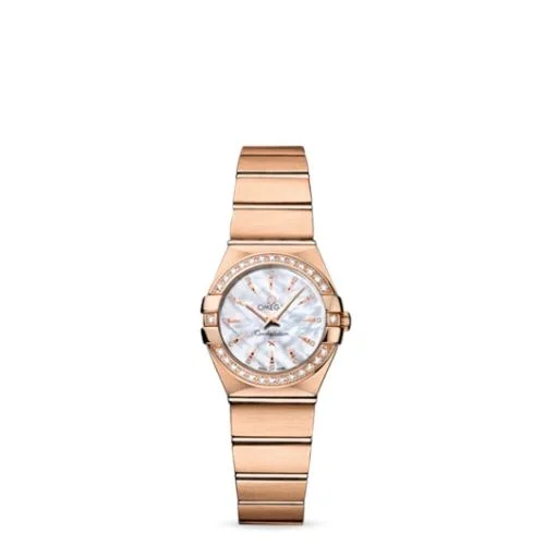 Omega - 123.55.24.60.55.002 Constellation Quartz 24 Brushed Red Gold / Diamond / MOP