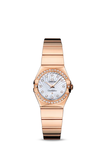 Omega - 123.55.24.60.55.005 Constellation Quartz 24 Polished Red Gold / Diamond / MOP Supernova