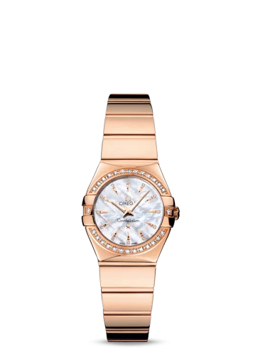 Omega - 123.55.24.60.55.006 Constellation Quartz 24 Polished Red Gold / Diamond / MOP