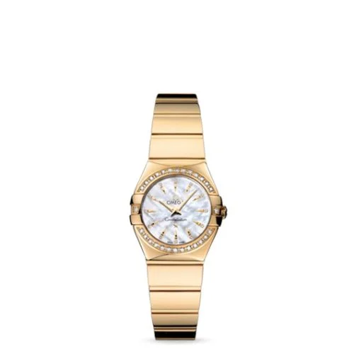 Omega - 123.55.24.60.55.008 Constellation Quartz 24 Polished Yellow Gold / Diamond / MOP