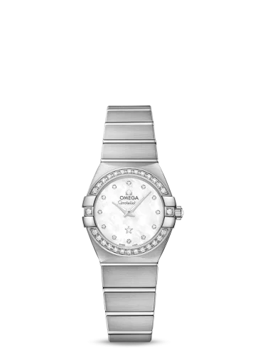 Omega - 123.55.24.60.55.017 Constellation Quartz 24 Brushed White Gold / Diamond / MOP