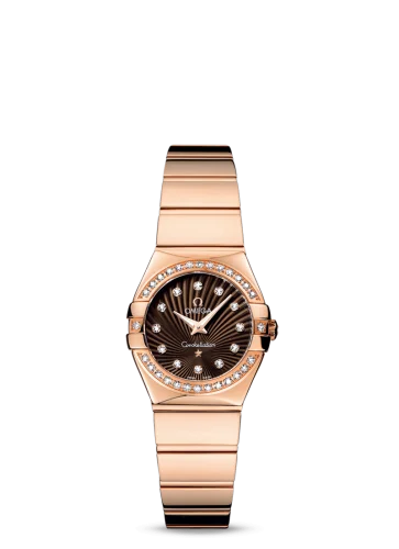 Omega - 123.55.24.60.63.002 Constellation Quartz 24 Polished Red Gold / Diamond / Brown Supernova