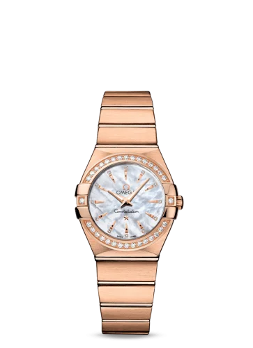 Omega - 123.55.27.60.55.002 Constellation Quartz 27 Brushed Red Gold / Diamond / MOP