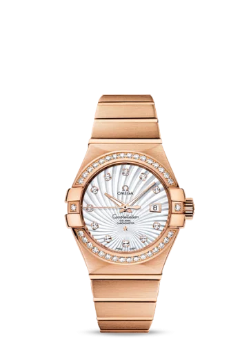 Omega - 123.55.31.20.55.001 Constellation Co-Axial 31 Red Gold / Diamond / MOP Supernova