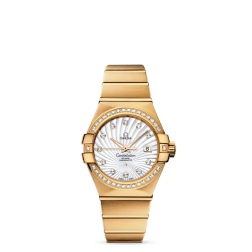 Omega Omega - 123.55.31.20.55.002 Constellation Co-Axial 31 Yellow Gold / Diamond / MOP Supernova