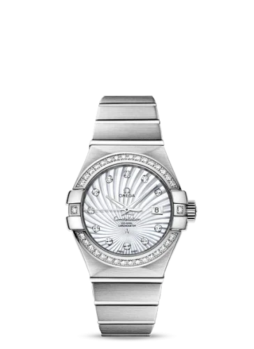 Omega - 123.55.31.20.55.003 Constellation Co-Axial 31 White Gold / Diamond / MOP Supernova