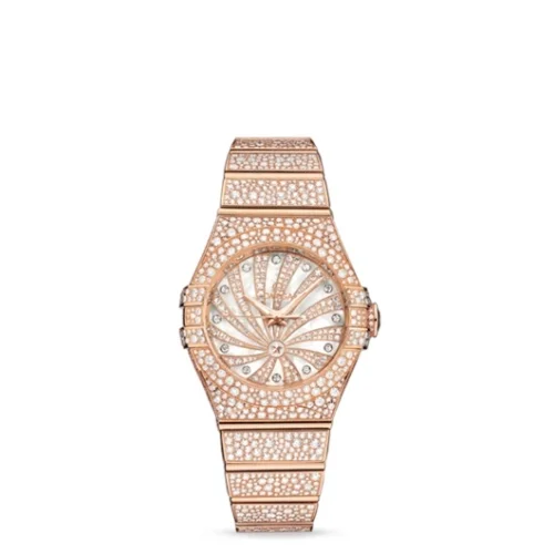 Omega Omega - 123.55.31.20.55.006 Constellation Co-Axial 31 Red Gold / Snow / Diamond Supernova