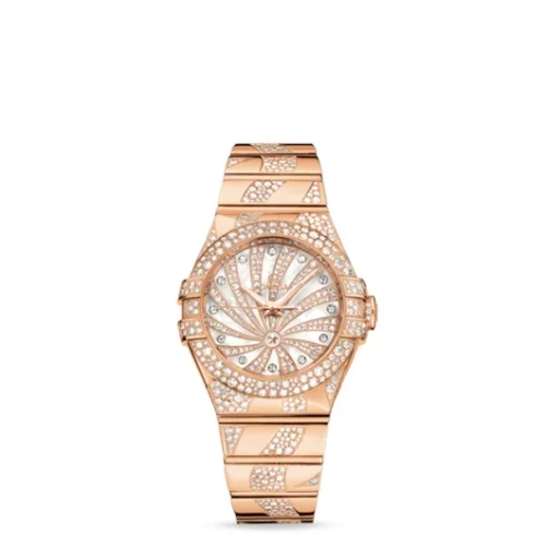 Omega Omega - 123.55.31.20.55.008 Constellation Co-Axial 31 Red Gold / Snow / Diamond Supernova