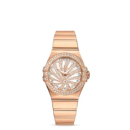 Omega Omega - 123.55.31.20.55.010 Constellation Co-Axial 31 Red Gold / Snow / Diamond Supernova