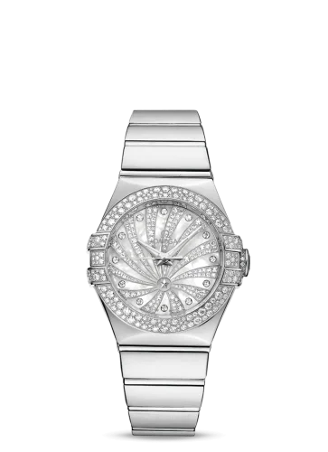 Omega Constellation Co-Axial 31 White Gold / Snow / Diamond Supernova