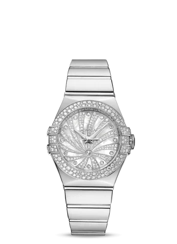 Omega Omega - 123.55.31.20.55.011 Constellation Co-Axial 31 White Gold / Snow / Diamond Supernova