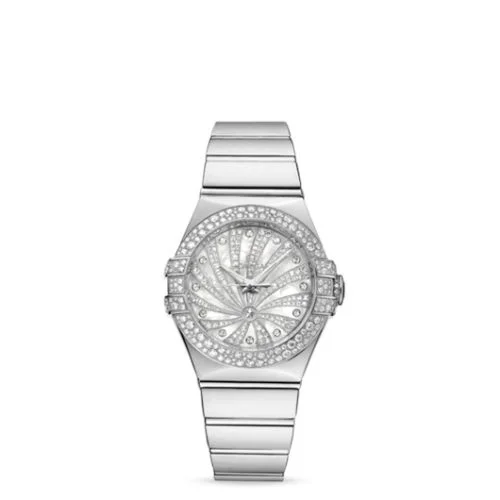 Omega Omega - 123.55.31.20.55.011 Constellation Co-Axial 31 White Gold / Snow / Diamond Supernova