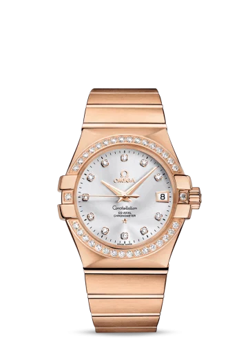 Omega - 123.55.35.20.52.001 Constellation Co-Axial 35 Red Gold / Diamond / Silver