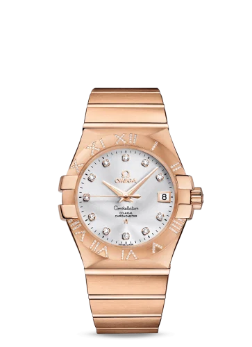 Omega - 123.55.35.20.52.003 Constellation Co-Axial 35 Red Gold / Diamond / Silver