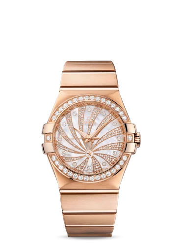 Omega - 123.55.35.20.55.002 Constellation Co-Axial 35 Red Gold / Diamond / Diamond Supernova