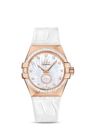 Omega - 123.58.35.20.55.002 Constellation Co-Axial 35 Small Seconds Red Gold / Diamond / MOP Supernova