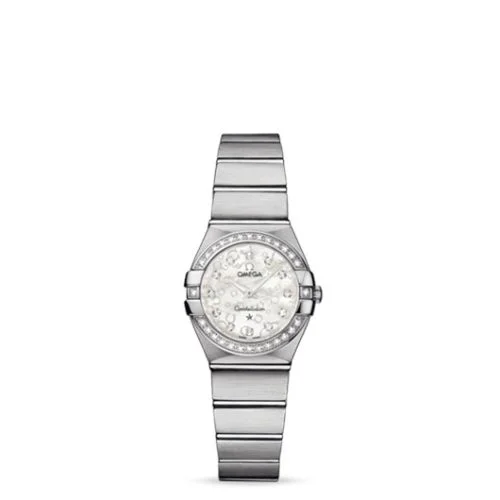 Omega - 123.15.24.60.55.005 Constellation Quartz 24 Brushed Stainless Steel / Diamond / Silver Omega