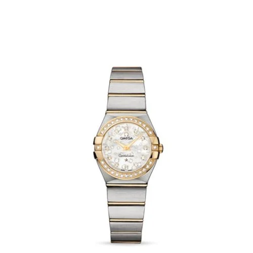 Omega - 123.25.24.60.55.010 Constellation Quartz 24 Brushed Stainless Steel / Yellow Gold / MOP Omega