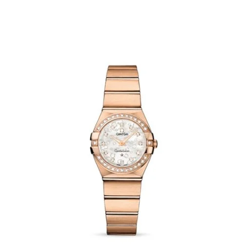 Omega - 123.55.24.60.55.015 Constellation Quartz 24 Brushed Red Gold / Diamond / MOP Omega