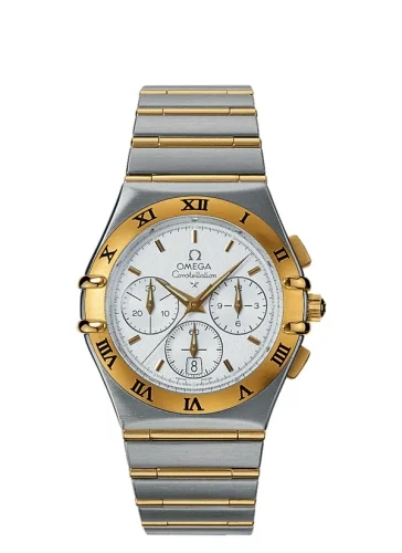 Omega Omega - 1242.30.00 Constellation Quartz 39 Chronograph Stainless Steel / Yellow Gold / Silver